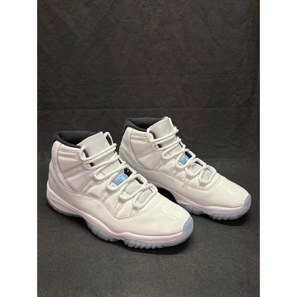 Air Jordan 11 Retro Legend Blue White Columbia 378037-117 Mens Basketball Shoes